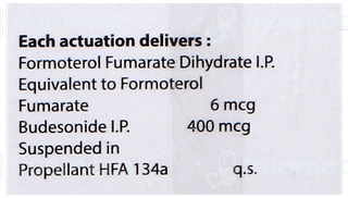 Budenol F 400 Inhaler 120Mdi